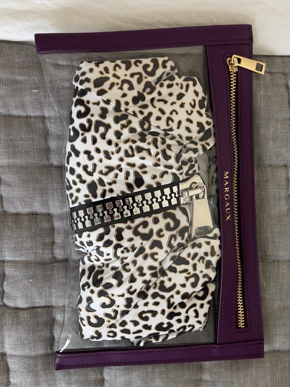 Margaux Sur Mer St Tropez Long One-Piece in Leopard Print - NEW - Picture 3 of 6
